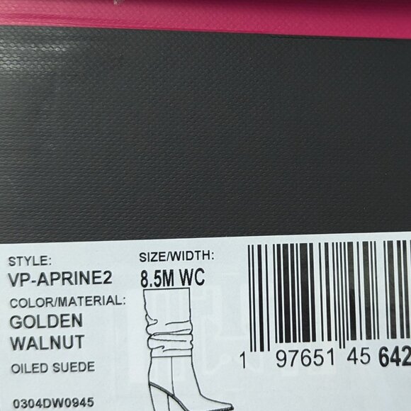 Vince Camuto Aprine Tall Slouch Boots, Golden Walnut, Women's 8.5 (Wide Calf) - Picture 10 of 10